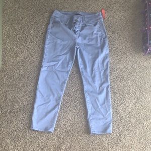 Stonewash Viper Skinny Crop Pants
